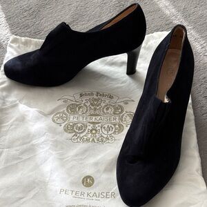 Peter Kaiser Women's Elegant Black Suede Heels